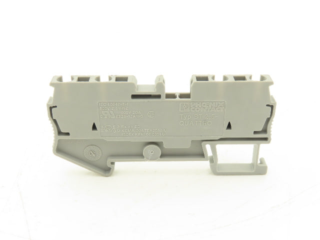 Phoenix ST 2,5 QUATTRO Feed Through Terminal Block 2.5 mm² 800V 24A Lot of 40