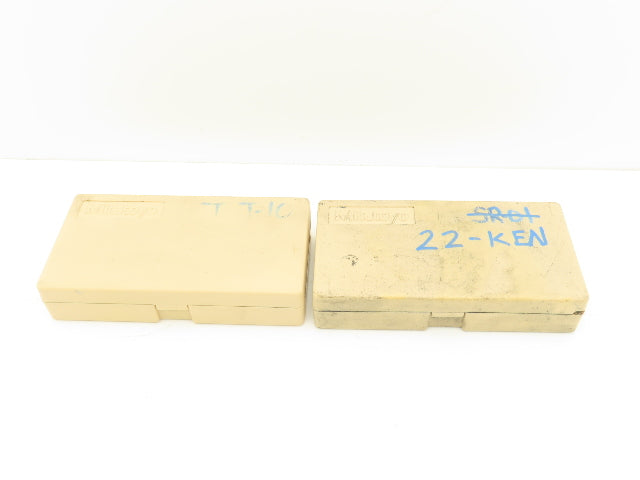 Mitutoyo 193-211 Mechanical Digit Micrometer 0-1" Range No Thimble  LOT OF 2