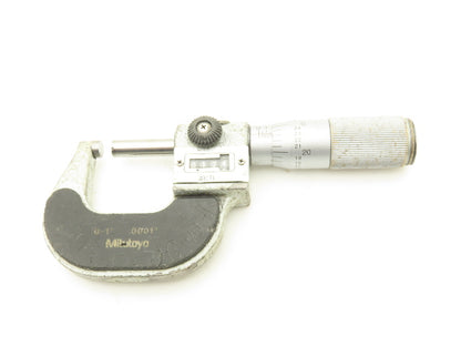 Mitutoyo 193-211 Mechanical Digit Micrometer 0-1" Range No Thimble  LOT OF 2