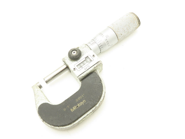 Mitutoyo 193-211 Mechanical Digit Micrometer 0-1" Range No Thimble  LOT OF 2