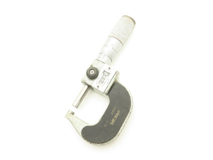 Mitutoyo 193-211 Mechanical Digit Micrometer 0-1" Range No Thimble  LOT OF 2