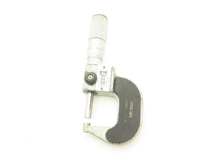 Mitutoyo 193-211 Mechanical Digit Micrometer 0-1" Range No Thimble  LOT OF 2