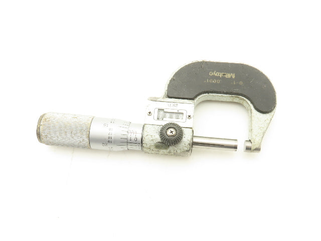 Mitutoyo 193-211 Mechanical Digit Micrometer 0-1" Range No Thimble  LOT OF 2