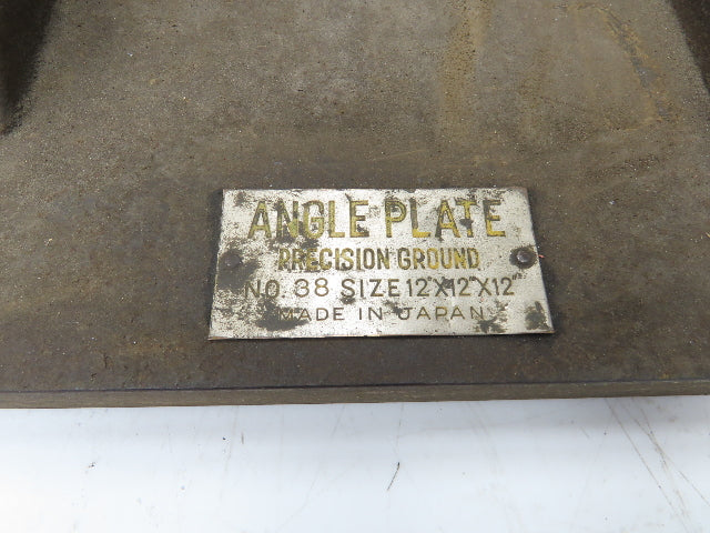 Machining Angle Plate Steel End Block 12"x 12"x 12" 90 Degree 107lbs