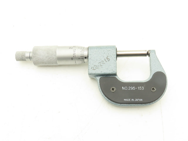 Mitutoyo 295-153 Mechanical Digit Counter Micrometer 0-1" Spherical Face Ratchet