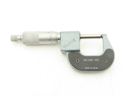 Mitutoyo 295-153 Mechanical Digit Counter Micrometer 0-1" Spherical Face Ratchet