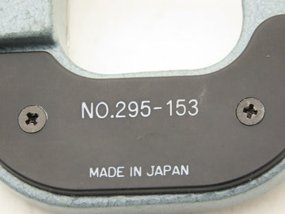 Mitutoyo 295-153 Mechanical Digit Counter Micrometer 0-1" Spherical Face Ratchet