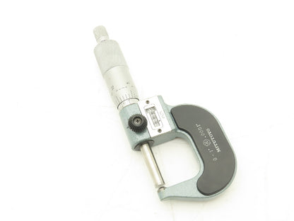 Mitutoyo 295-153 Mechanical Digit Counter Micrometer 0-1" Spherical Face Ratchet