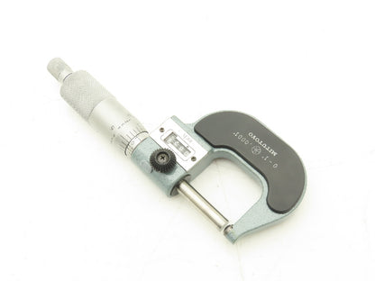 Mitutoyo 295-153 Mechanical Digit Counter Micrometer 0-1" Spherical Face Ratchet