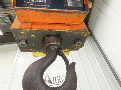 Allegany CM-20K Checkmate Crane Weight Scale Load Cell 20000 Lb 10 Ton