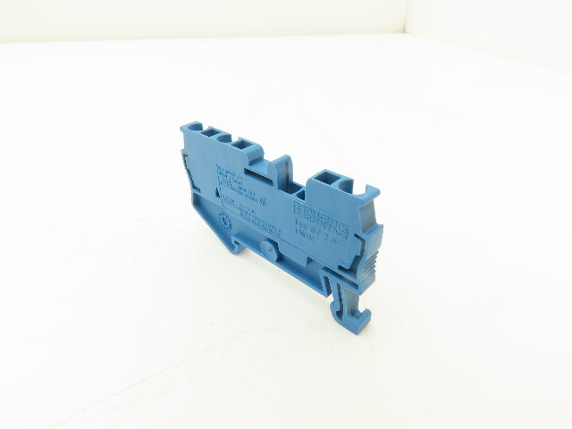 Phoenix ST 2,5-TWIN BU Feed Through Terminal Block 2.5 mm² 800V Blue Lot of 132