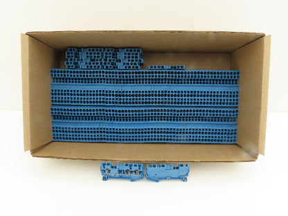 Phoenix ST 2,5-TWIN BU Feed Through Terminal Block 2.5 mm² 800V Blue Lot of 132