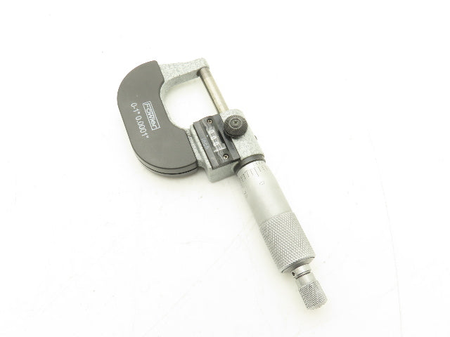 Fowler 52-224-001-1 Mechanical Digit Counter Micrometer 0-1" Ratchet Stop