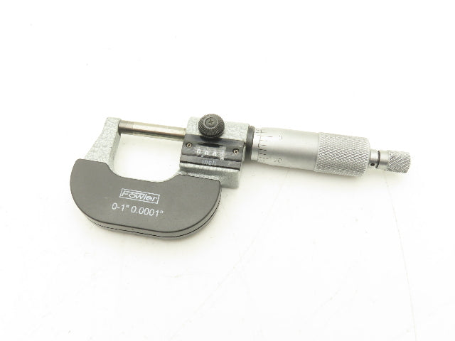 Fowler 52-224-001-1 Mechanical Digit Counter Micrometer 0-1" Ratchet Stop