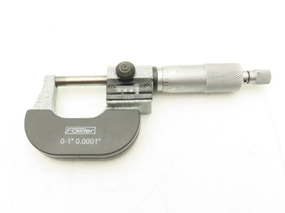 Fowler 52-224-001-1 Mechanical Digit Counter Micrometer 0-1" Ratchet Stop