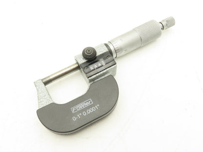Fowler 52-224-001-1 Mechanical Digit Counter Micrometer 0-1" Ratchet Stop