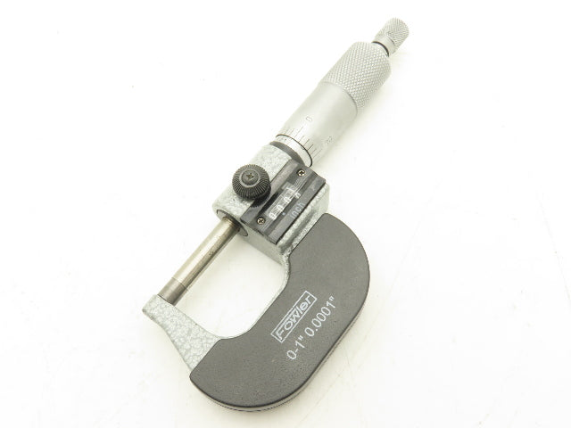 Fowler 52-224-001-1 Mechanical Digit Counter Micrometer 0-1" Ratchet Stop