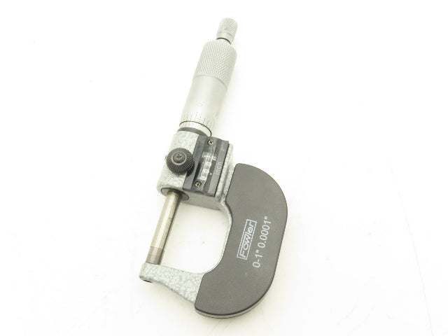 Fowler 52-224-001-1 Mechanical Digit Counter Micrometer 0-1" Ratchet Stop