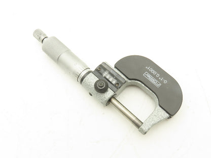 Fowler 52-224-001-1 Mechanical Digit Counter Micrometer 0-1" Ratchet Stop