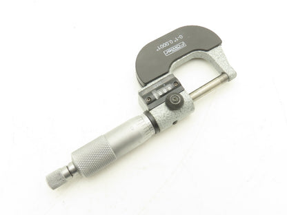 Fowler 52-224-001-1 Mechanical Digit Counter Micrometer 0-1" Ratchet Stop