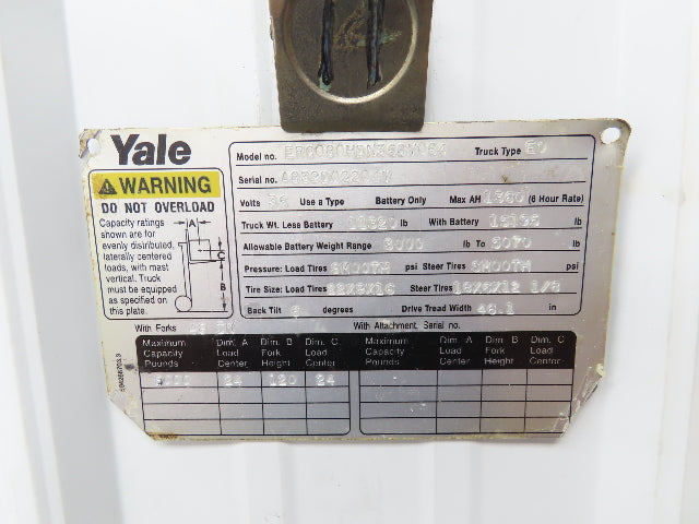 Yale 8620080 Forklift Hydraulic Haldex Pump & Motor 36/48VDC Off ERC080HD