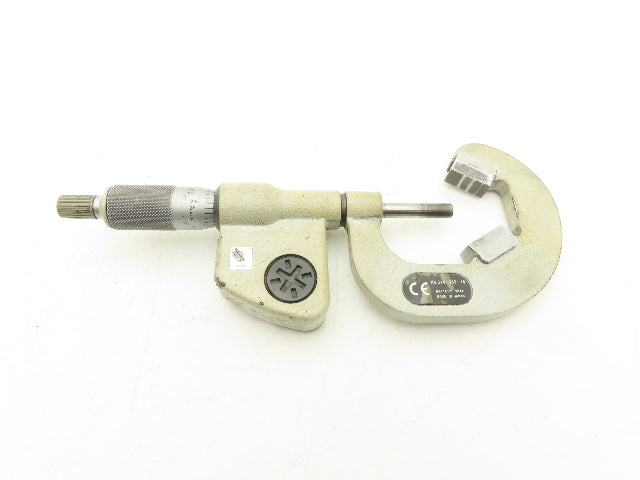 Mitutoyo 314-353-10 Digital V-Anvil Micrometer 1"-1.6" Range 3-Flute SPC Data
