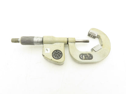 Mitutoyo 314-353-10 Digital V-Anvil Micrometer 1"-1.6" Range 3-Flute SPC Data