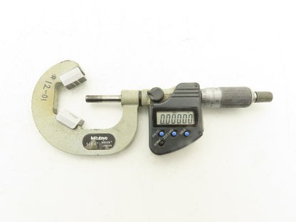 Mitutoyo 314-353-10 Digital V-Anvil Micrometer 1"-1.6" Range 3-Flute SPC Data