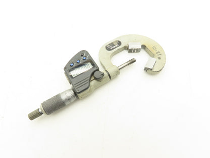 Mitutoyo 314-353-10 Digital V-Anvil Micrometer 1"-1.6" Range 3-Flute SPC Data