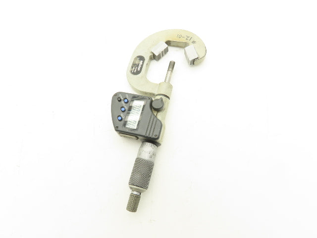 Mitutoyo 314-353-10 Digital V-Anvil Micrometer 1"-1.6" Range 3-Flute SPC Data