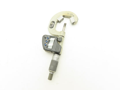 Mitutoyo 314-353-10 Digital V-Anvil Micrometer 1"-1.6" Range 3-Flute SPC Data