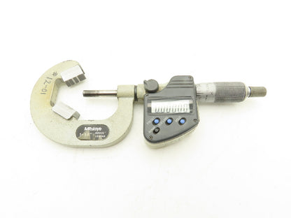 Mitutoyo 314-353-10 Digital V-Anvil Micrometer 1"-1.6" Range 3-Flute SPC Data