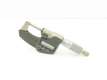 Mitutoyo 293-330 Digimatic Outside Micrometer 0-1" 25mm Ratchet Stop SPC Data
