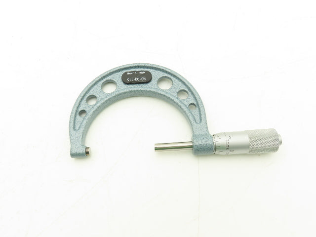 Mitutoyo 103-115 Mechanical Outside Micrometer 2-3" Range .0001"
