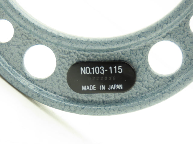 Mitutoyo 103-115 Mechanical Outside Micrometer 2-3" Range .0001"