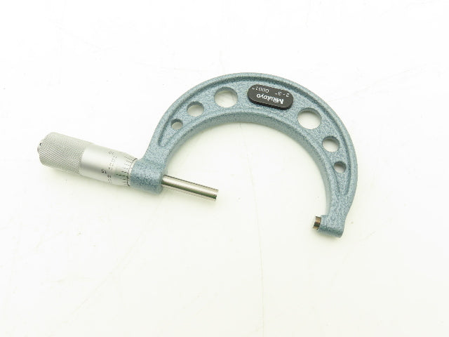 Mitutoyo 103-115 Mechanical Outside Micrometer 2-3" Range .0001"