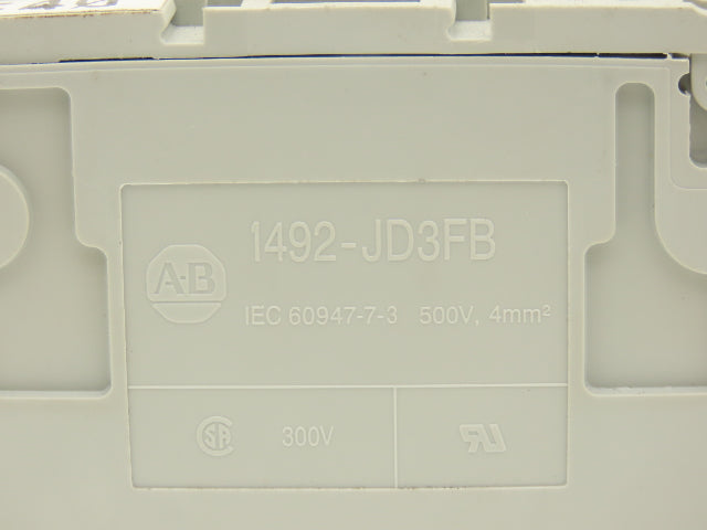 Allen Bradley 1492-JD3FB Double Level Fuse Terminal Block Lot of 10