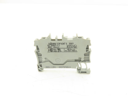 Wago 2001-1201 Feed Through Terminal Block 2.5 mm² 800V Spring Cage Lot of 177