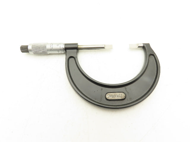 Starrett 486 Blade Micrometer 1-2" Range .001" Non-Rotating Spindle