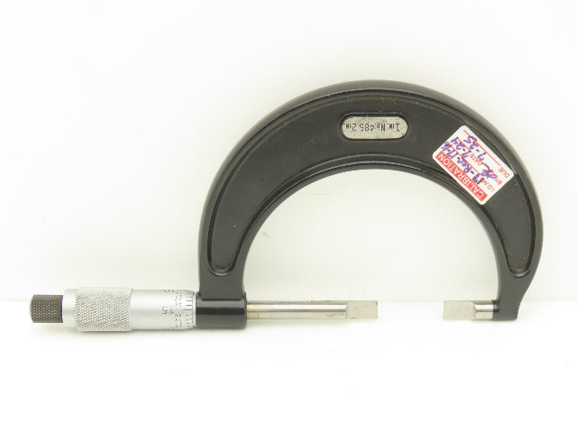 Starrett 486 Blade Micrometer 1-2" Range .001" Non-Rotating Spindle