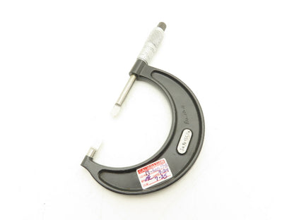 Starrett 486 Blade Micrometer 1-2" Range .001" Non-Rotating Spindle