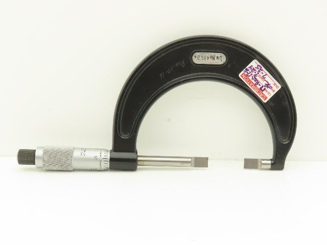 Starrett 486 Blade Micrometer 1-2" Range .001" Non-Rotating Spindle