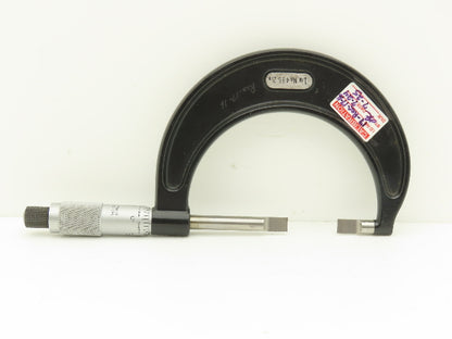 Starrett 486 Blade Micrometer 1-2" Range .001" Non-Rotating Spindle