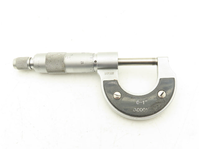Mechanical Outside Micrometer Set 0-6" Range .0001" Ratchet Stop  6pc Set