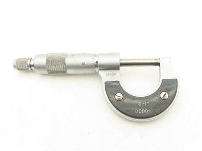Mechanical Outside Micrometer Set 0-6" Range .0001" Ratchet Stop  6pc Set