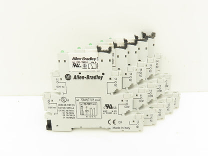 Allen-Bradley 700-HLT1U24 Terminal Block Relay 700-TBR24 Ser A 24V Coil Lot of 5