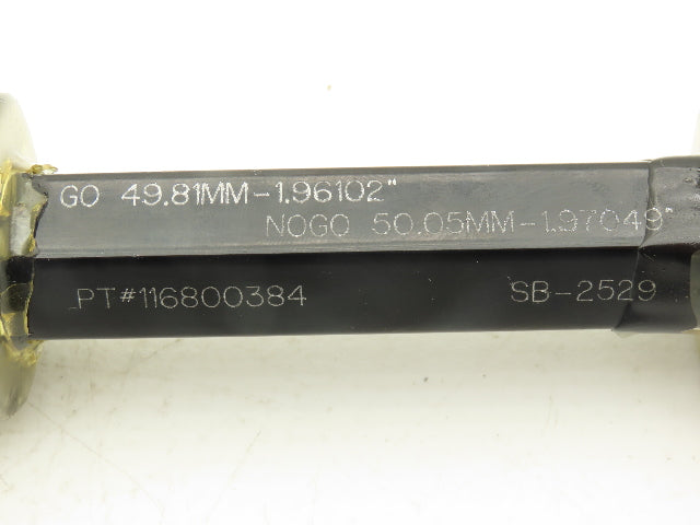 R&K Tool Pin Plug Guage Go 49.81mm Nogo 50.05mm Inspection Tool