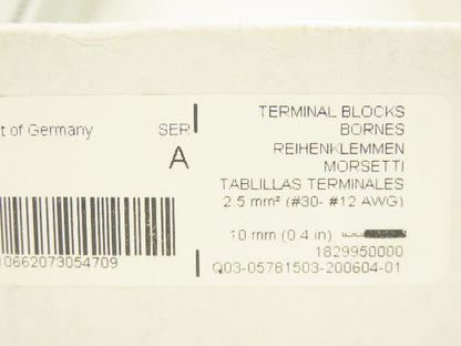 Allen Bradley 1492-L3 IEC Terminal Block 5.1x59.5x31.3mm Spring Clip Lot of 52
