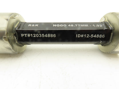 R&K Tool Pin Plug Guage Go 48.51mm Nogo 48.77mm Inspection Tool
