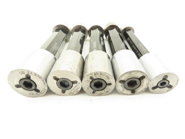 R&K Tool Plug Guage Go Nogo 25.4mm 29.52mm 30.15mm 31.687mm 34.938mm Lot of 5